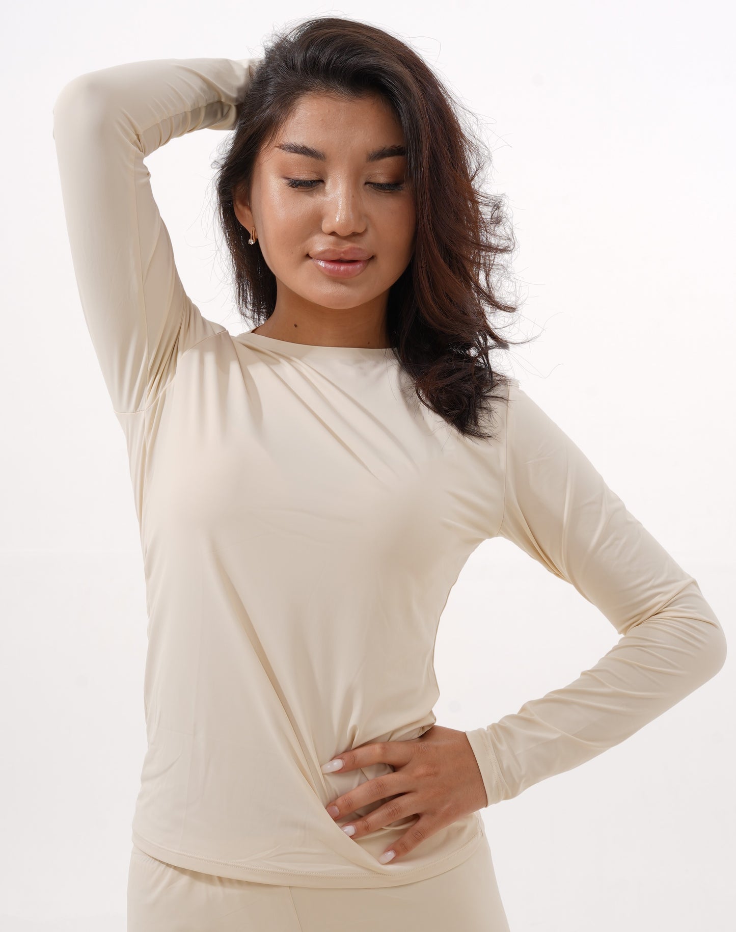 Лонгслив UPF50+ женский базовый слой | WOW I feel